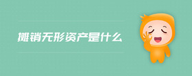 攤銷無(wú)形資產(chǎn)是什么