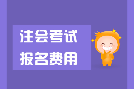 2019年廣西南寧注會考試報名費(fèi)一科多少錢?