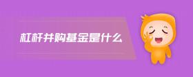 杠桿并購(gòu)基金是什么