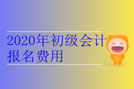2020年四川省成都市初級會計報名費用是多少？