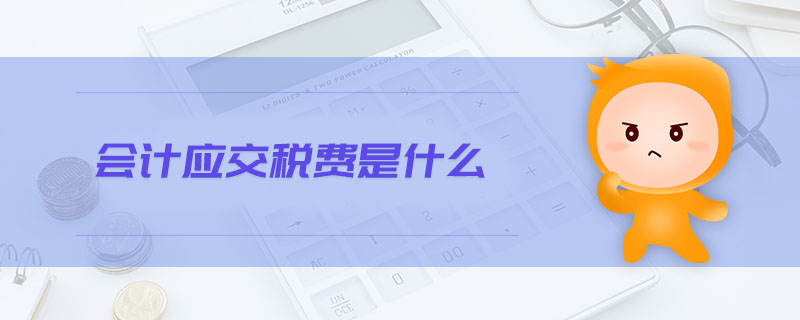 會計應(yīng)交稅費是什么