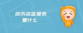 貨幣資金報表是什么