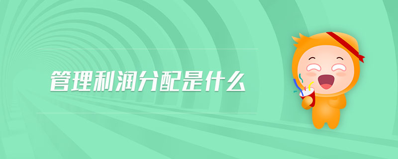 管理利潤(rùn)分配是什么