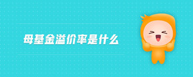 母基金溢價率是什么