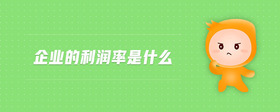 企業(yè)的利潤(rùn)率是什么