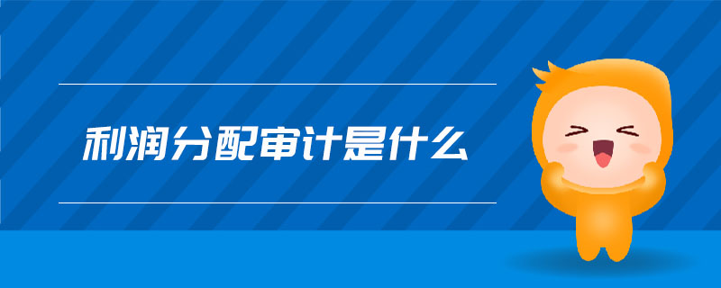 利潤(rùn)分配審計(jì)是什么