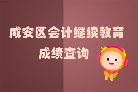 2019年湖北省咸安區(qū)會(huì)計(jì)繼續(xù)教育成績(jī)查詢