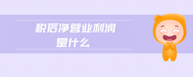 稅后凈營(yíng)業(yè)利潤(rùn)是什么