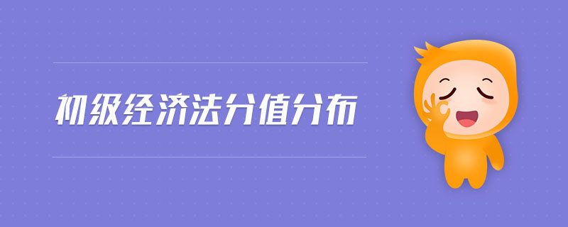 初級(jí)經(jīng)濟(jì)法分值分布