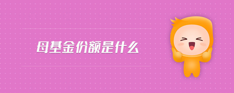 母基金份額是什么