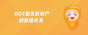 bot和無形資產(chǎn)的形成關系