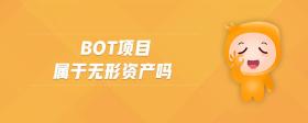 bot項目屬于無形資產(chǎn)嗎
