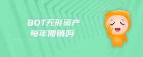 bot無形資產(chǎn)每年攤銷嗎