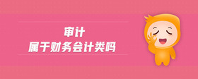 審計屬于財務(wù)會計類嗎