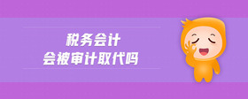 稅務(wù)會(huì)計(jì)會(huì)被審計(jì)取代嗎
