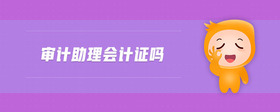 審計(jì)助理會(huì)計(jì)證嗎