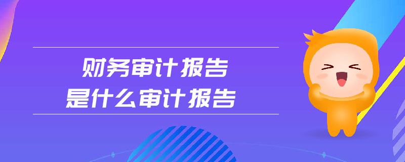 財務審計報告是什么審計報告
