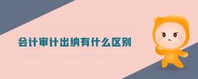 會(huì)計(jì)審計(jì)出納有什么區(qū)別
