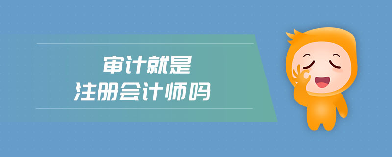審計就是注冊會計師嗎