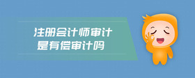 注冊(cè)會(huì)計(jì)師審計(jì)是有償審計(jì)嗎