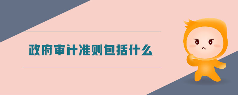 政府審計準則包括什么