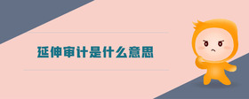 延伸審計是什么意思
