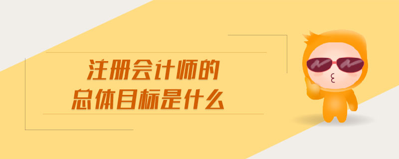 注冊會計師的總體目標(biāo)是什么