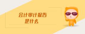 會(huì)計(jì)審計(jì)報(bào)告是什么