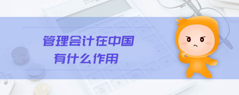管理會(huì)計(jì)在中國(guó)有什么作用