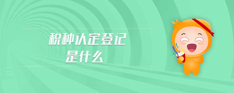 稅種認(rèn)定登記是什么