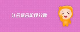 注會(huì)綜合階段分?jǐn)?shù)