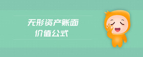 無(wú)形資產(chǎn)賬面價(jià)值公式