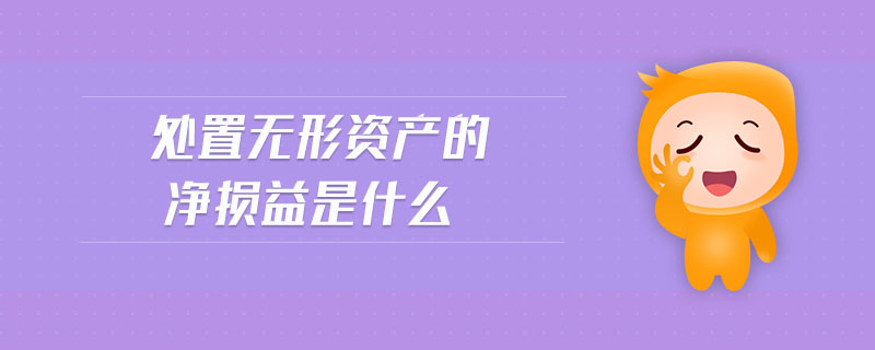 處置無(wú)形資產(chǎn)的凈損益是什么