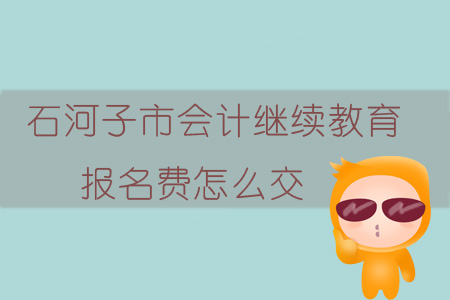 2019年新疆石河子市會計繼續(xù)教育報名費怎么交？