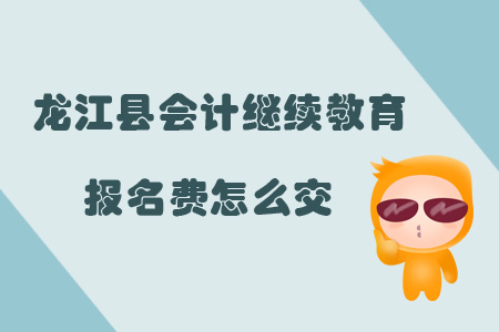 2019年黑龍江省齊齊哈爾市龍江縣會計繼續(xù)教育報名費(fèi)怎么交？