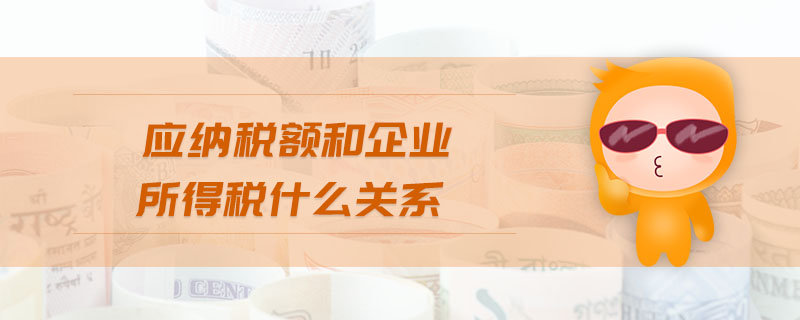 應(yīng)納稅額和企業(yè)所得稅什么關(guān)系