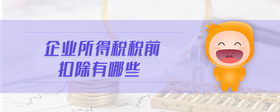 企業(yè)所得稅稅前扣除有哪些