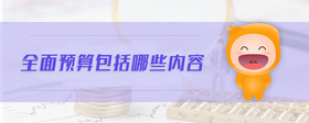 全面預(yù)算包括哪些內(nèi)容
