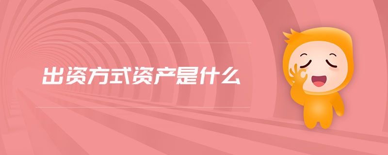 出資方式資產是什么