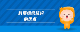 科層組織結(jié)構(gòu)的優(yōu)點