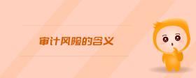 審計風險的含義