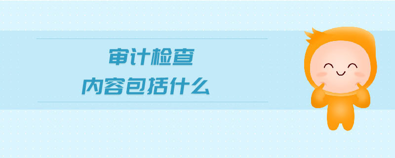 審計檢查內(nèi)容包括什么