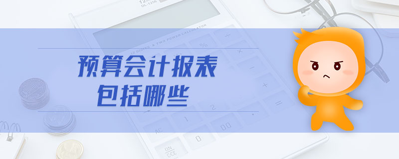 預(yù)算會計報表包括哪些