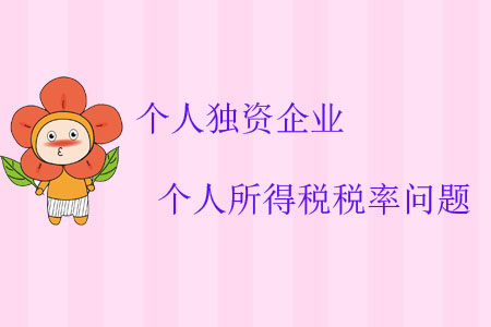 個(gè)人獨(dú)資企業(yè)個(gè)人所得稅稅率問(wèn)題