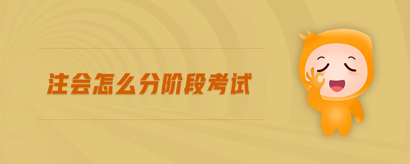 注會(huì)怎么分階段考試