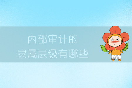 內(nèi)部審計(jì)的隸屬層級(jí)有哪些？