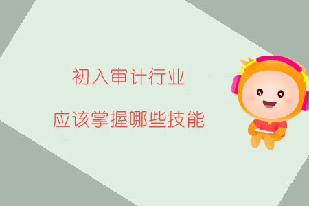 初入審計(jì)行業(yè)，應(yīng)該掌握哪些技能？