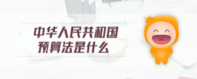 中華人民共和國預算法是什么