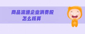 商品流通企業(yè)消費稅怎么核算