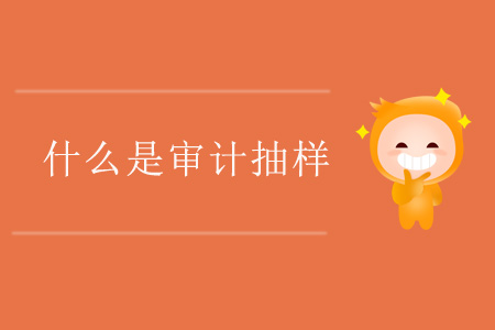 什么是審計抽樣？